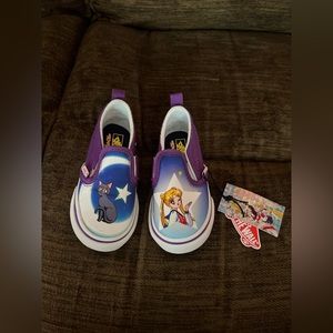 Vans x sailor moon slip on shoes